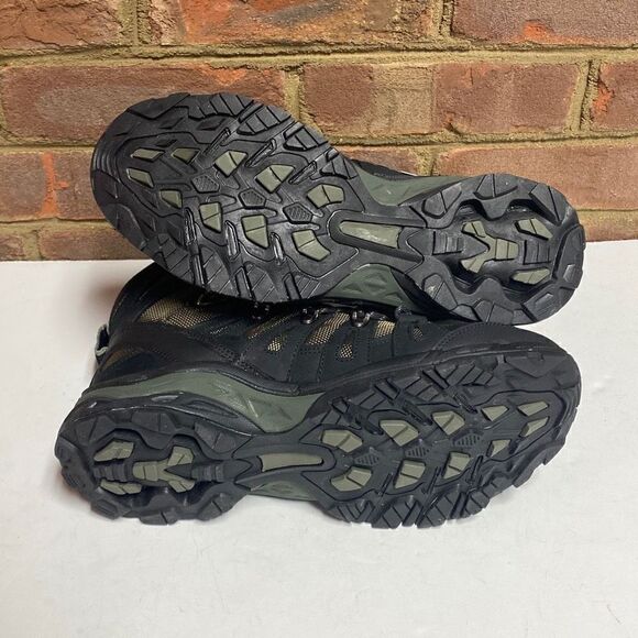 Maelstrom Black/Olive Adventurer Mid Waterproof Hiking Boot Size 8.5 NEW main image 4